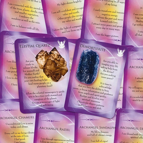 Archangels and Gemstone Guardians Oracle Cards Findhorn Press