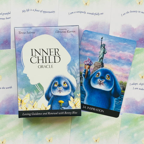 Inner Child Oracle cards Blue Angel