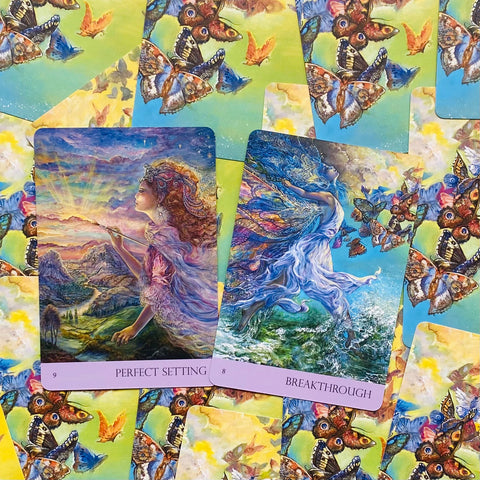 Natures Whispers Oracle Cards Blue Angel