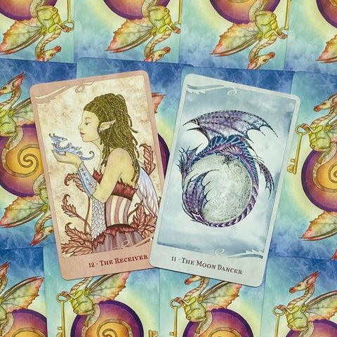 For The Love Of Dragons Oracle Cards and Book set US Games Systems