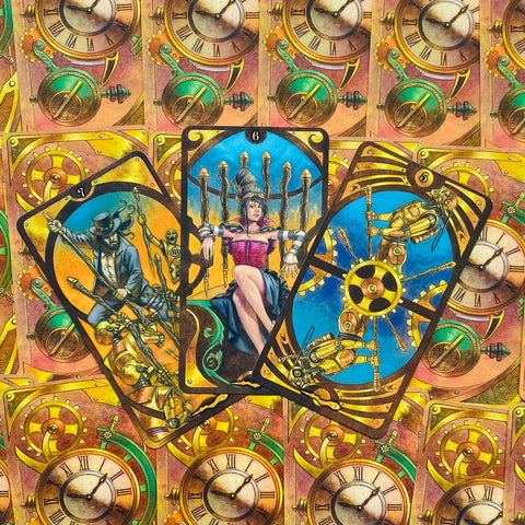 Steampunk Art Nouveau Tarot Cards Lo Scarabeo