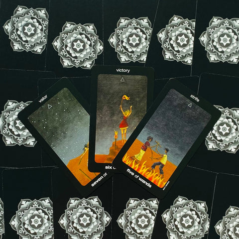 Sun And Moon Tarot cards in a tin US Games Systems