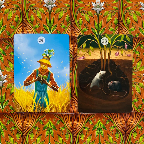 Herbs And Plants Lenormand oracle cards Lo Scarabeo