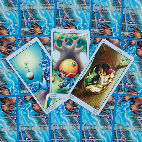 The Fey Tarot crads Lo Scarabeo
