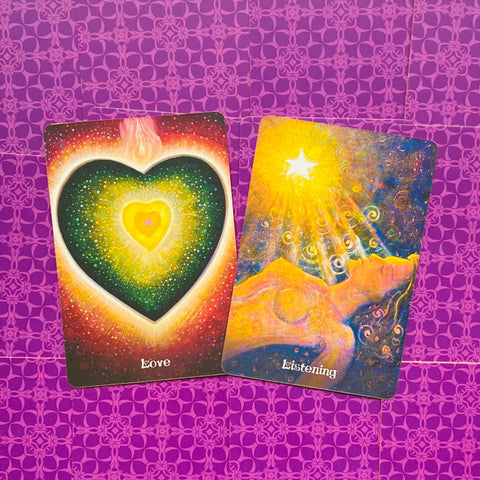 Universal Love Oracle cards Special 20th Anniversary edition Blue Angel