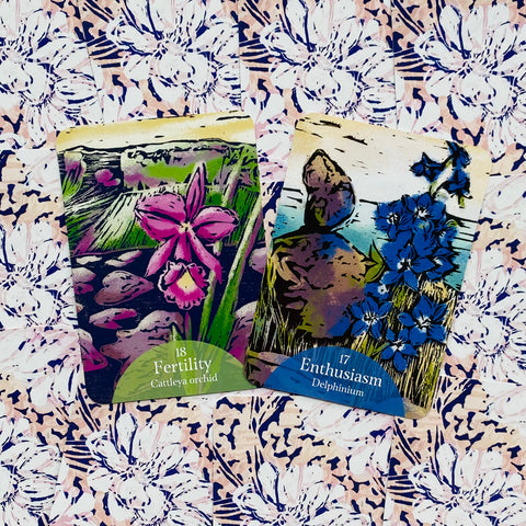The Language of Flowers Oracle Cards Rockpool
