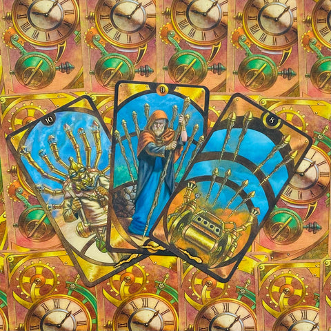 Steampunk Art Nouveau Tarot Cards Lo Scarabeo