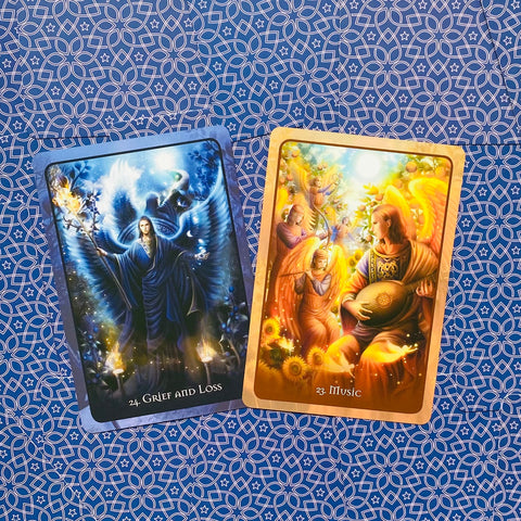 TeenAngel Oracle Cards taro cards Blue Angel