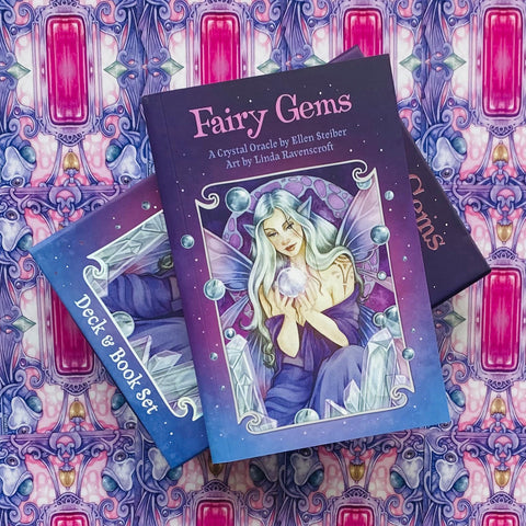 Fairy Gems a crystal Oracle Cards and Book set US Games Systems