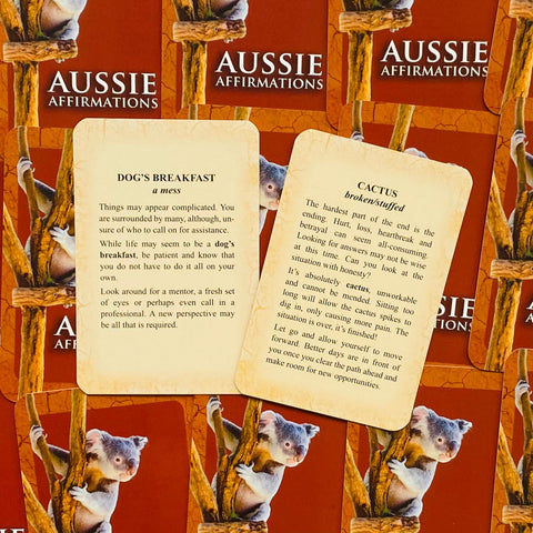 Aussie Affirmation Oracle cards Animal Dreaming
