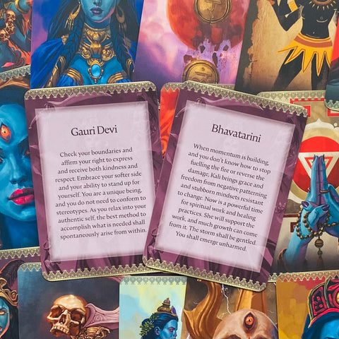 Kali Oracle Pocket Edition Cards Blue Angel