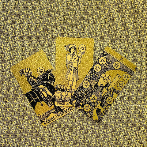 Tarot Black and Gold Edition Cards Lo Scarabeo