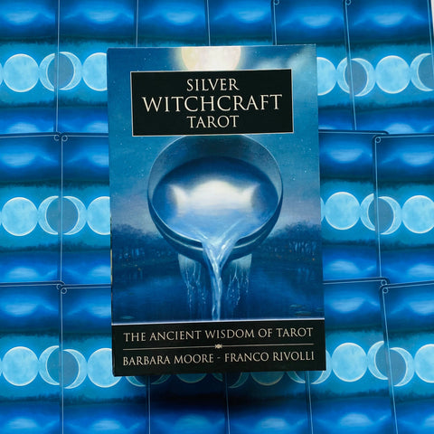 Silver Witchcraft Kit Book Set Tarot Cards Lo Scarabeo