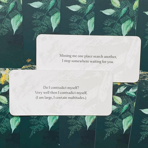 Leaves of Wisdom cards Blue Angel
