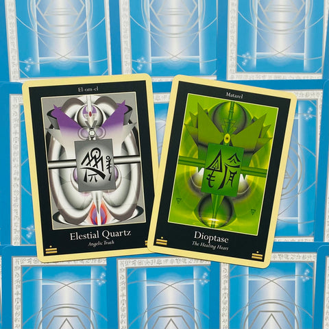 Liquid Crystal Oracle Cards Blue Angel