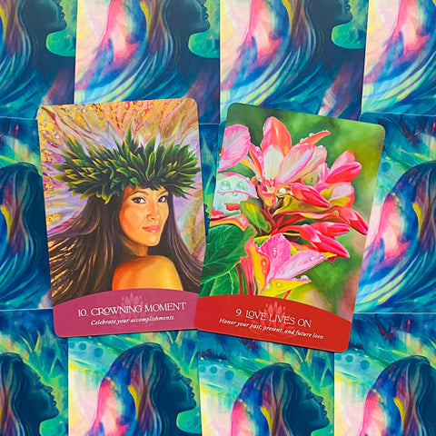 Whispers Of Aloha oracle cards Blue Angel
