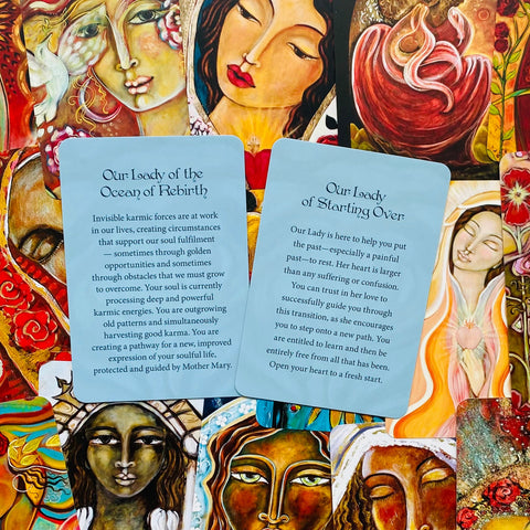 Mother Mary Oracle Pocket Edition Cards Blue Angel