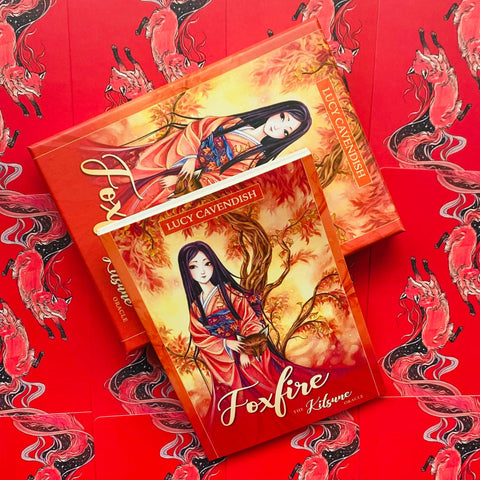 Foxfire The Kitsune Oracle cards Blue Angel