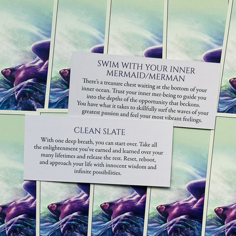 Awakened Dreamer Oracle cards Blue Angel
