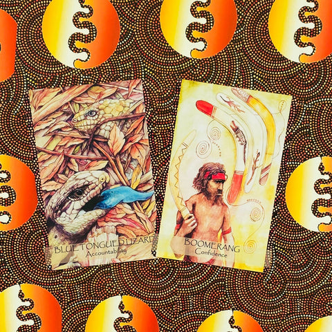 Aboriginal Walkabout Oracle Solarus Cards