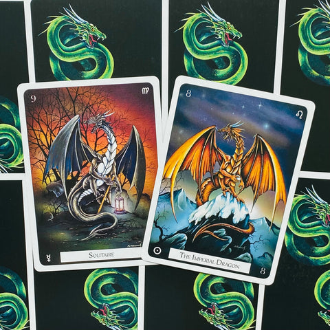 Imperial Dragon Oracle cards US Games Systems