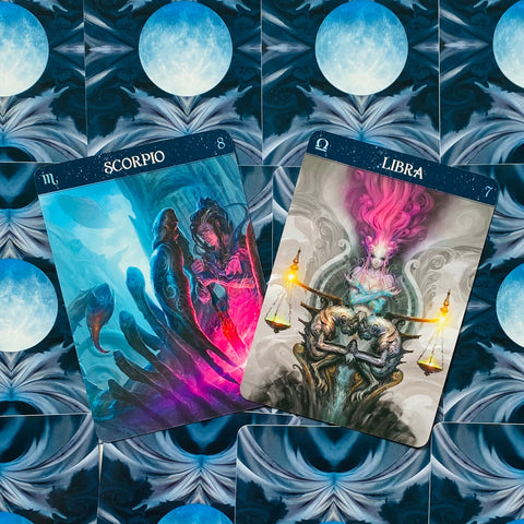 Barbieri Zodiac Oracle cards Lo Scarabeo