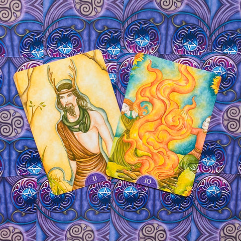 Wicca Oracle Cards Lo Scarabeo