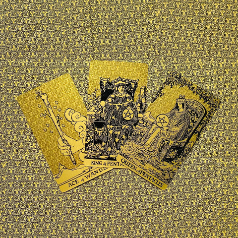 Tarot Black and Gold Edition Cards Lo Scarabeo