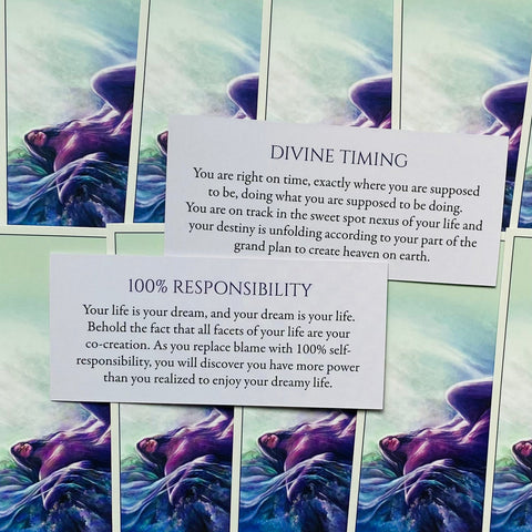 Awakened Dreamer Oracle cards Blue Angel