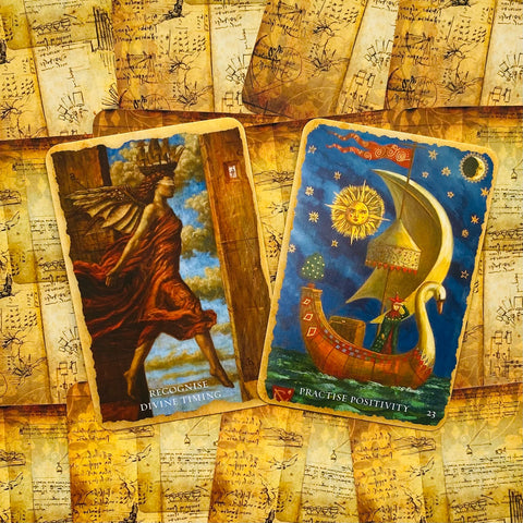 Mystical Healing Reading Cards Rockpool