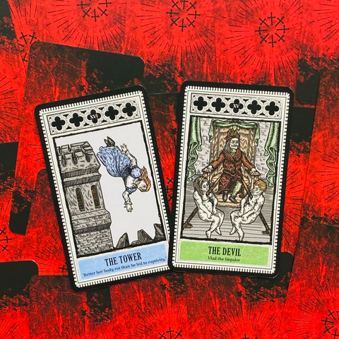 Vlad Dracula Tarot Cards Rockpool