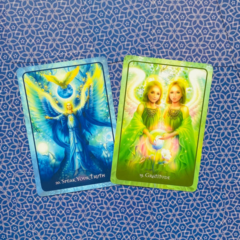 TeenAngel Oracle Cards taro cards Blue Angel