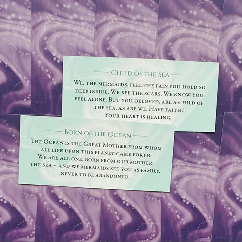 Magickal Messages From The Mermaid Inspiration Cards Blue Angel