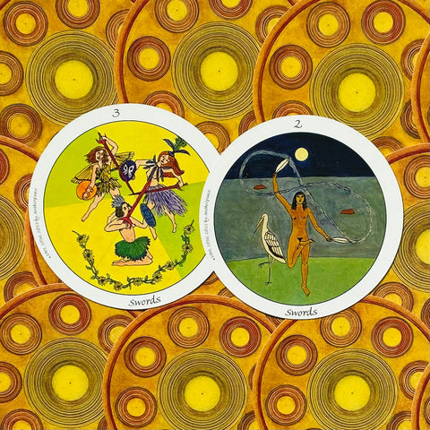 Mini Motherpeace Round deck and book set US Games Systems