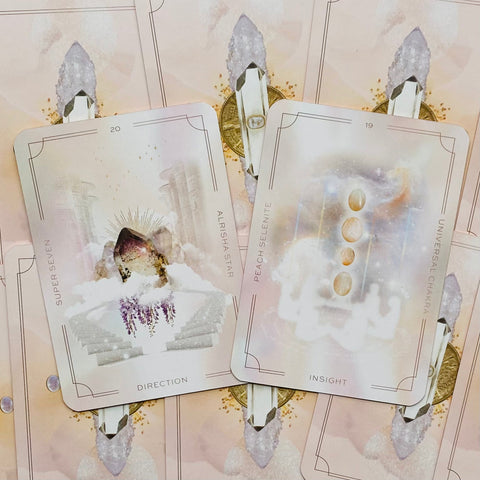 Astral Realms Crystal Oracle cards Rockpool