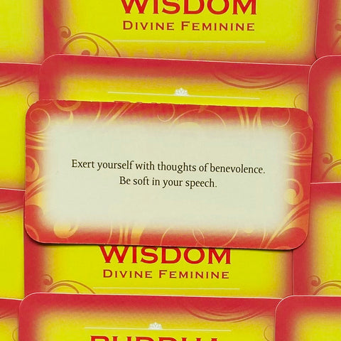 Inspirational Buddha Wisdom Divine Feminine cards US Games Systems