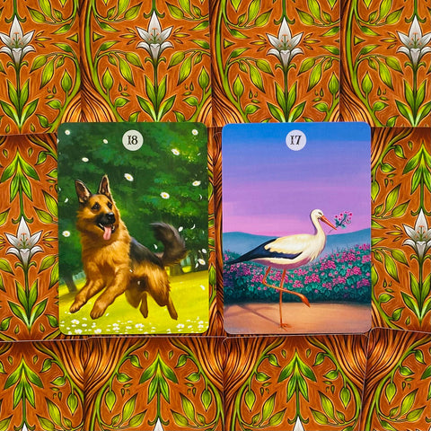 Herbs And Plants Lenormand oracle cards Lo Scarabeo