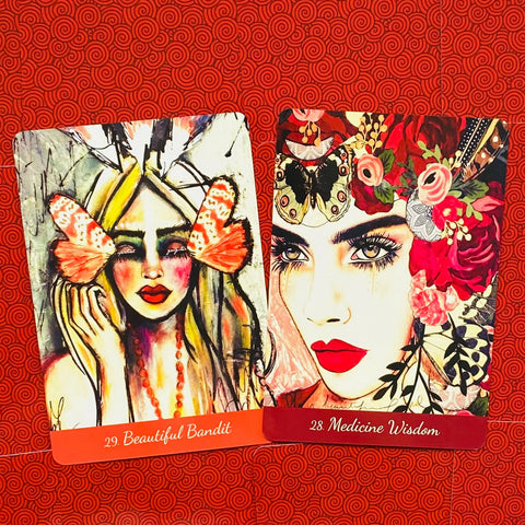Love Your Inner Goddess Oracle cards Blue Angel