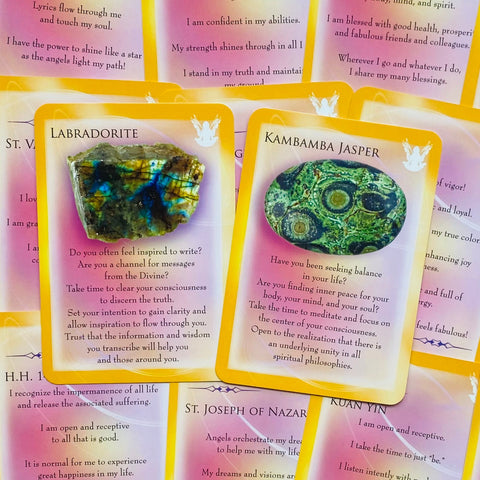 Masters Mystics Saints and Gemstone Guardians Cards Findhorn Press