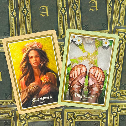 The Gospel of Aradia Oracle cards Blue Angel