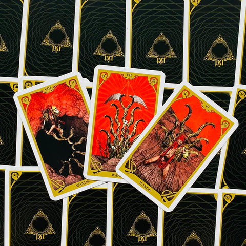 Night Sun Mini Tarot Cards Lo Scarabeo