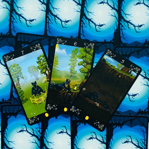 Black Cats Tarot Cards Lo Scarabeo