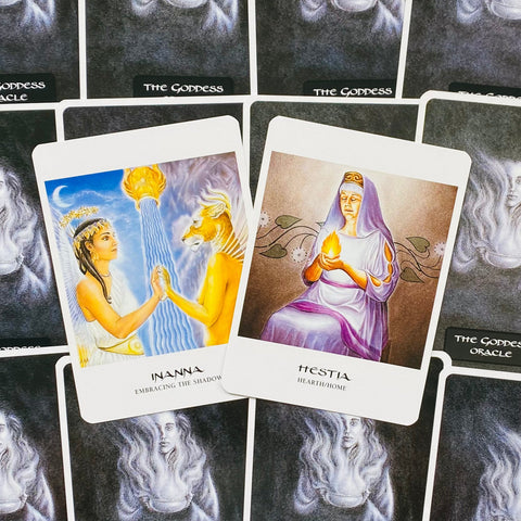 The Goddess Oracle cards and book set US Games Systems