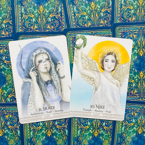Goddess Spirit Oracle Cards Blue Angel