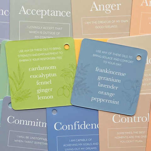 Essential Oil Aromatherapy cards Rockpool