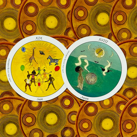 Mini Motherpeace Round Tarot Deck US Games Systems
