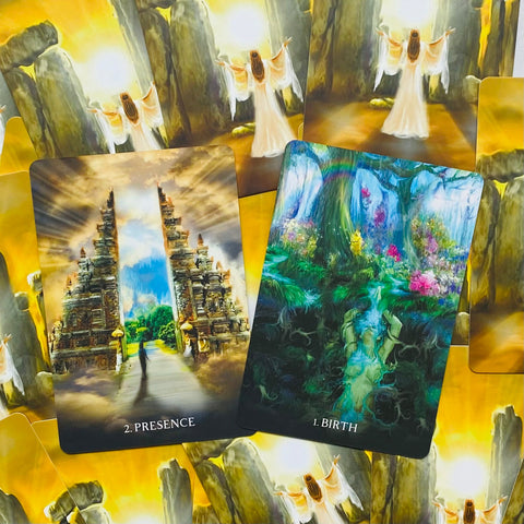 The Oracle Of Portals cards Blue Angel