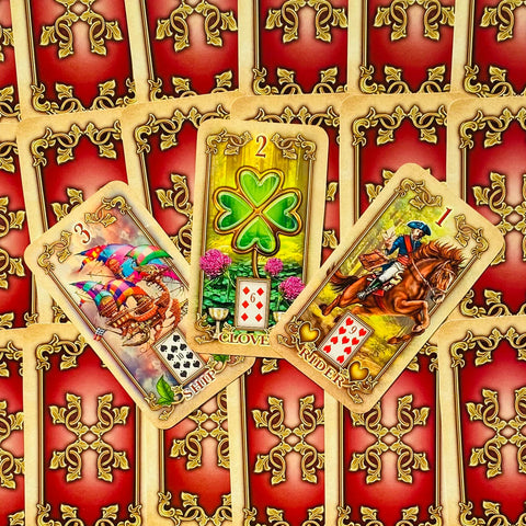 Lustrous Lenormand Oracle Cards Llewellyn