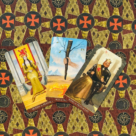 Knights Templar Tarot cards Lo Scarabeo