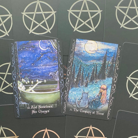 The Solitary Witch Oracle Cards Blue Angel